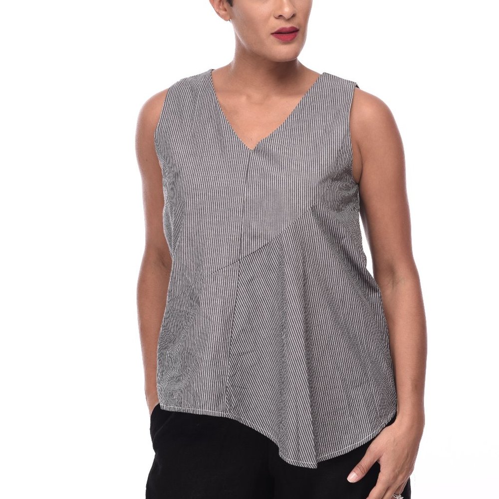 Tami Tank in Triad Stripe by Tulip Clothing